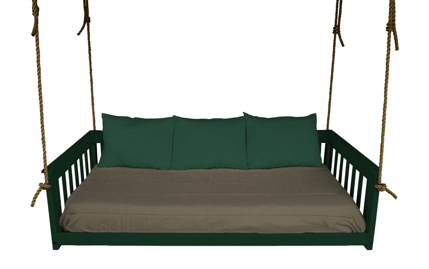 Amish HandcraftedTwin Mission Hanging Daybed with Rope - Ocklawaha Outpost