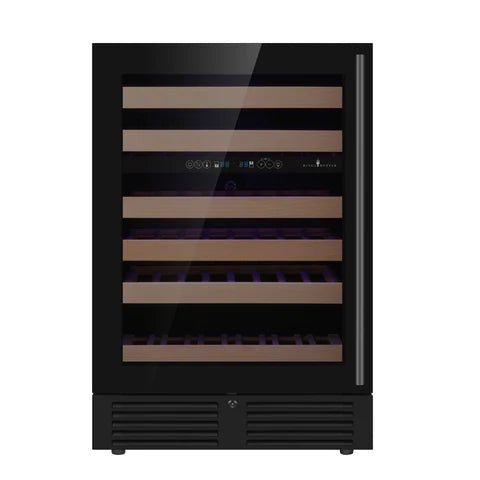 24 Inch Under Counter LOW-E Glass Door Dual Zone Wine Cooler - Ocklawaha Outpost