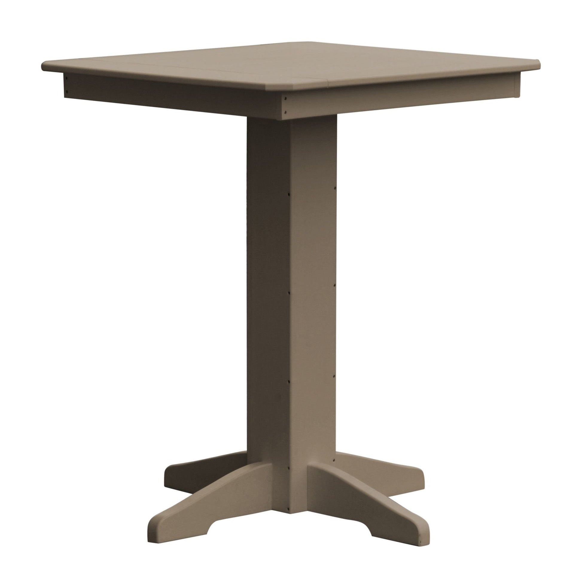 Amish Crafted Poly 33" Square Tall Bar Table - Ocklawaha Outpost