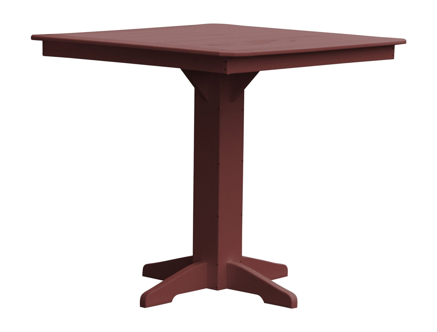 Amish Crafted Poly 44" Square Tall Bar Table - Ocklawaha Outpost