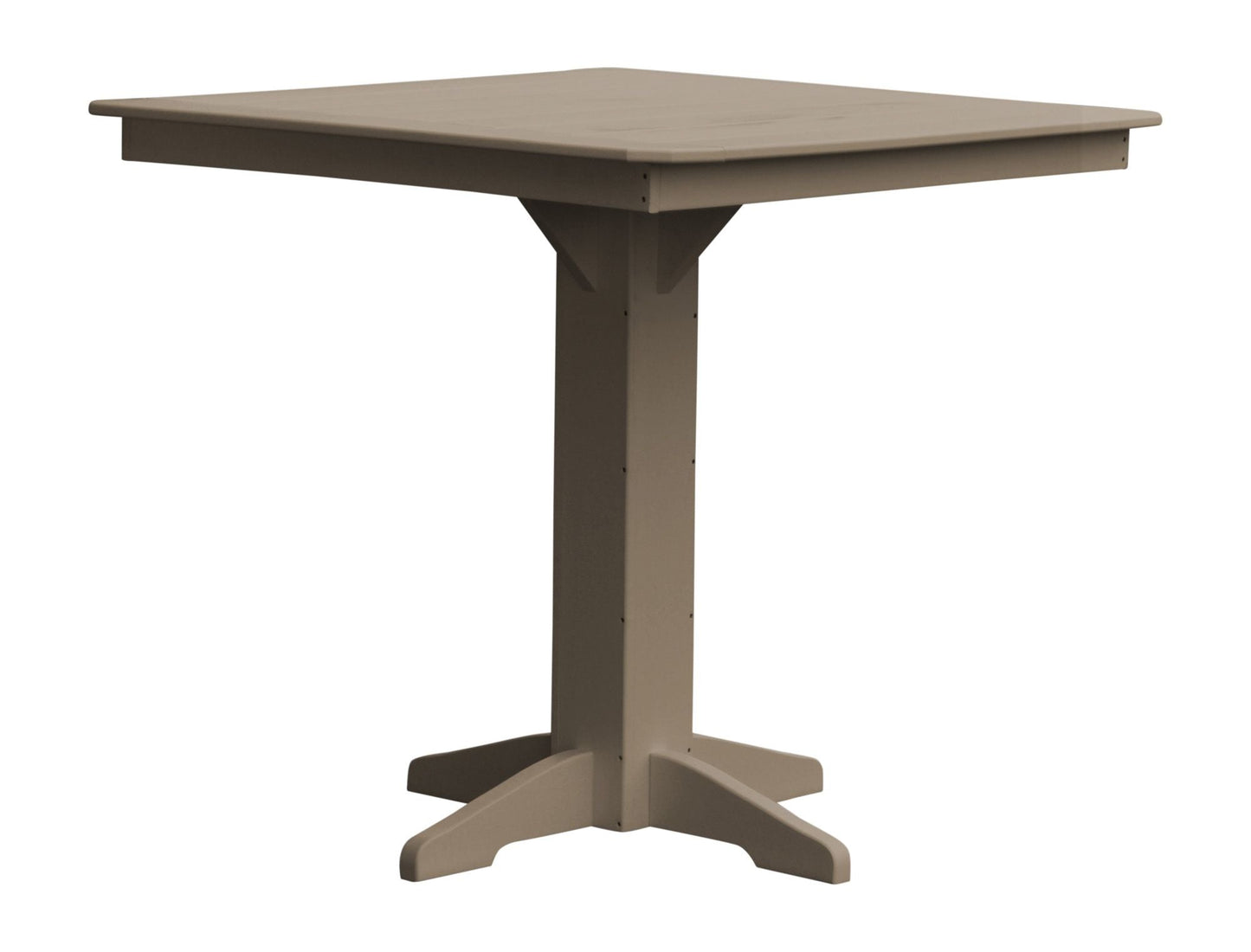 Amish Crafted Poly 44" Square Tall Bar Table - Ocklawaha Outpost