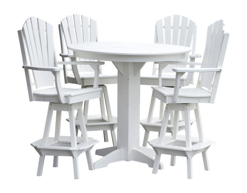 Amish Crafted Poly Adirondack Dining Bar Set - Ocklawaha Outpost