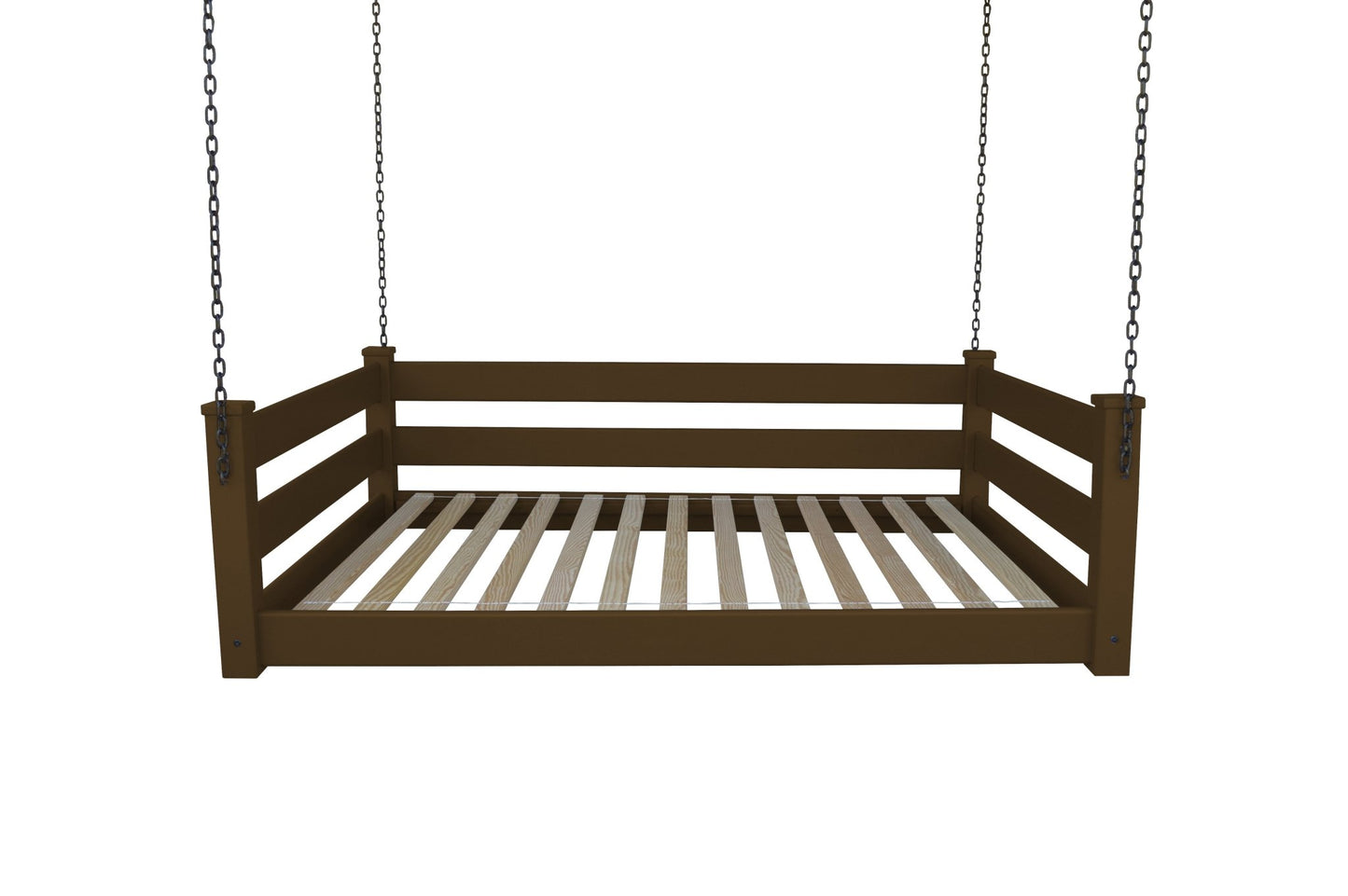 Amish Designed Full Homestead Hanging Daybed w Chain - Ocklawaha Outpost