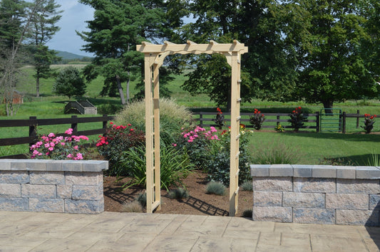 Amish Handcrafted 3' Morgan Arbor: Timeless Elegance for Your Outdoor Sanctuary - Ocklawaha Outpost