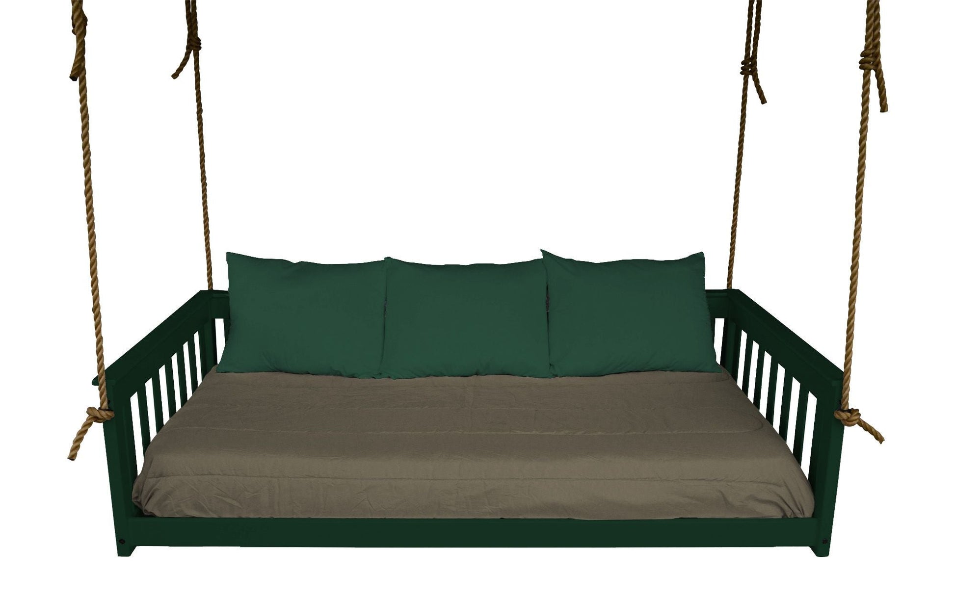 Amish HandcraftedTwin Mission Hanging Daybed with Rope - Ocklawaha Outpost