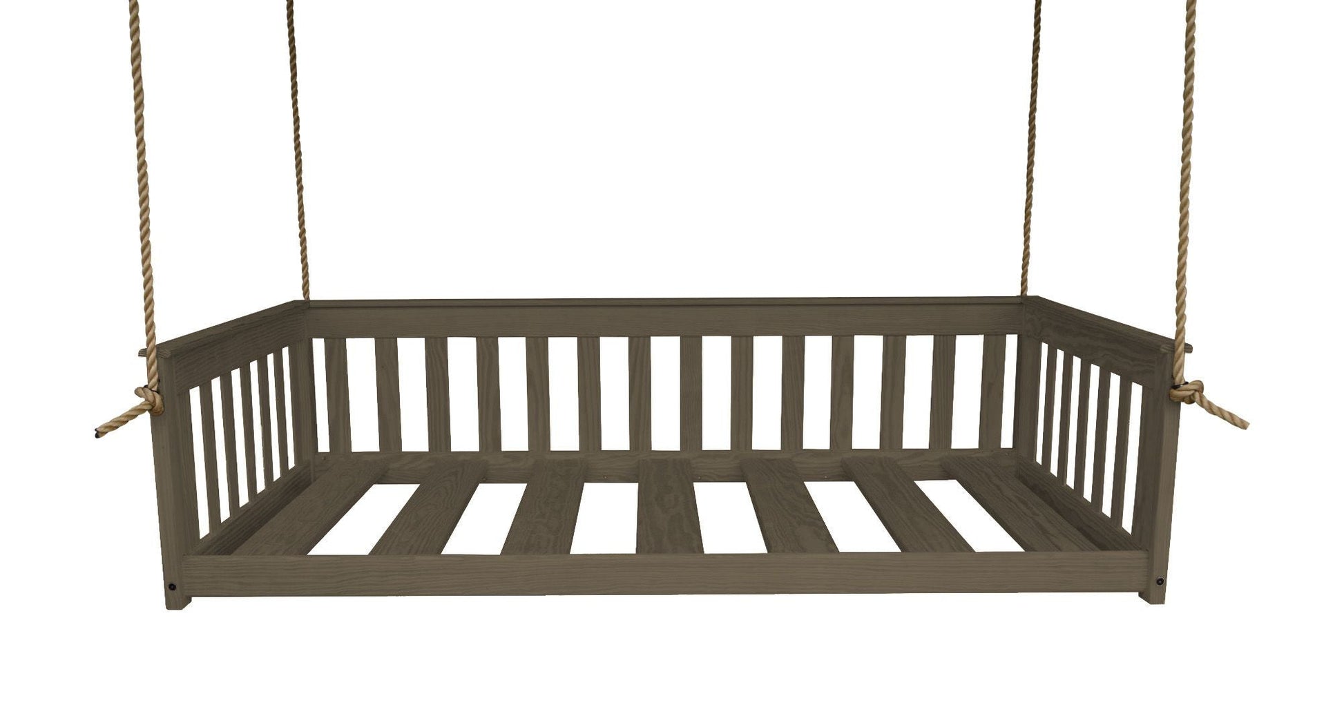 Amish HandcraftedTwin Mission Hanging Daybed with Rope - Ocklawaha Outpost