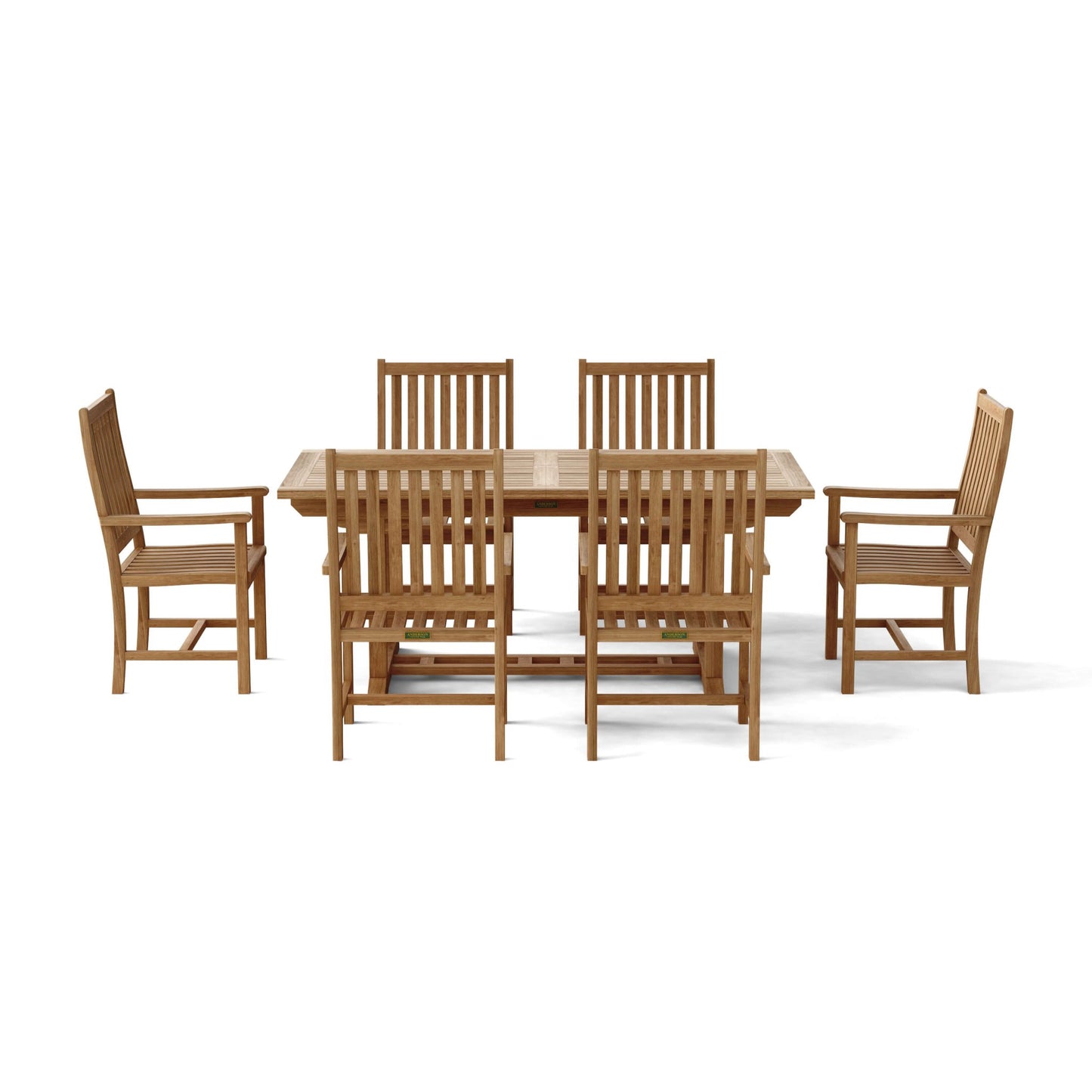 Bahama Wilshire Armchair 7 - Pieces Extension Dining Set - Ocklawaha Outpost