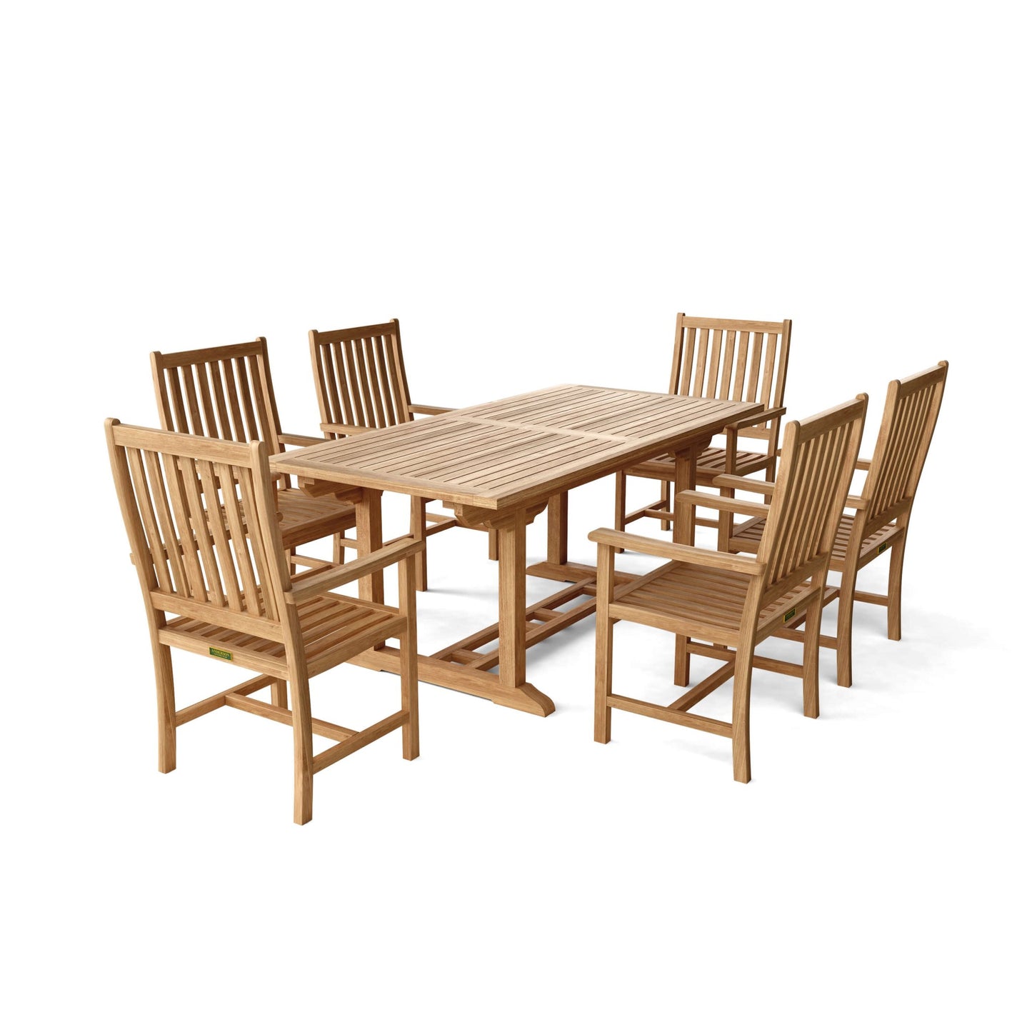 Bahama Wilshire Armchair 7 - Pieces Extension Dining Set - Ocklawaha Outpost