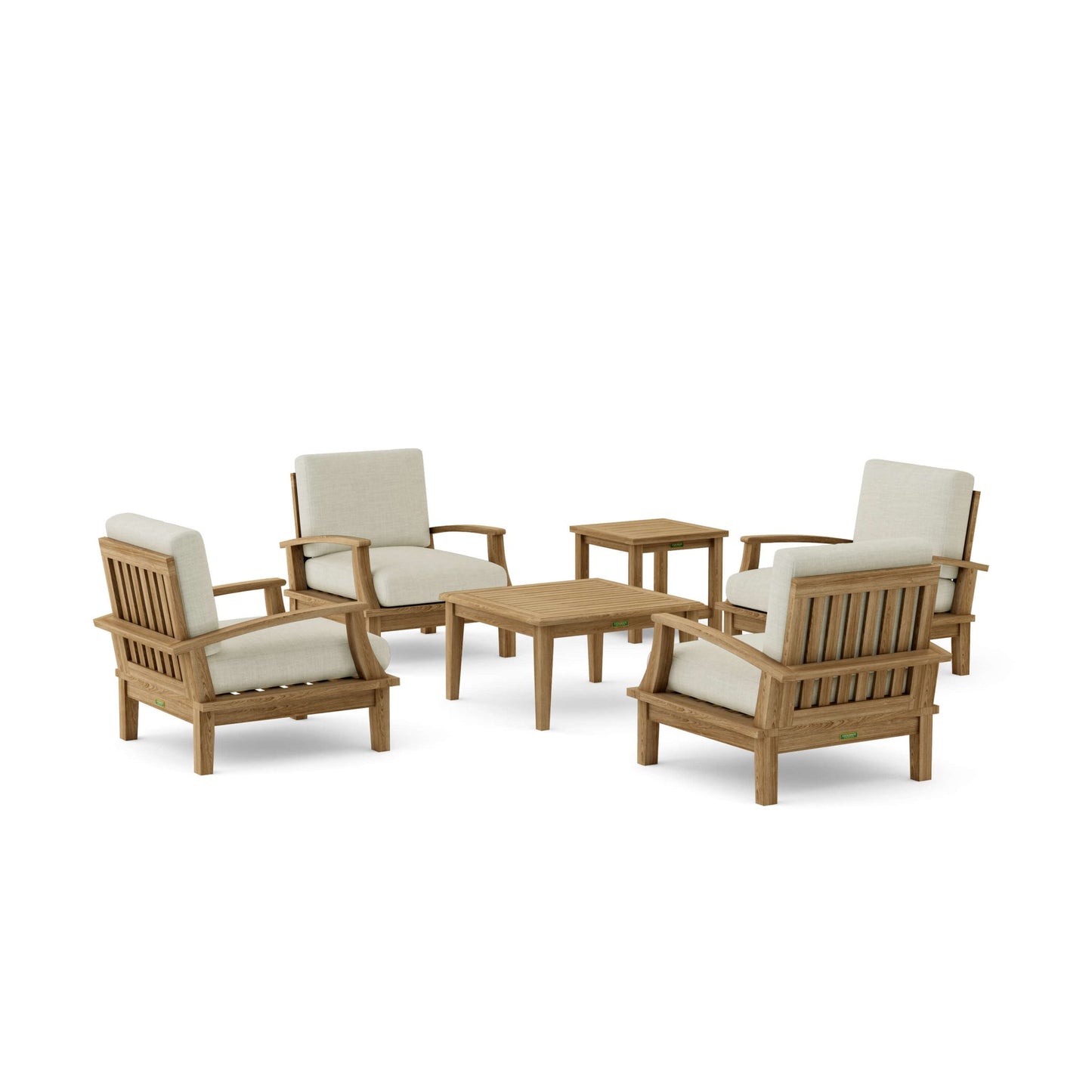 Brianna Bahama 6 - Pieces Deep Seating Armchair Set - Ocklawaha Outpost