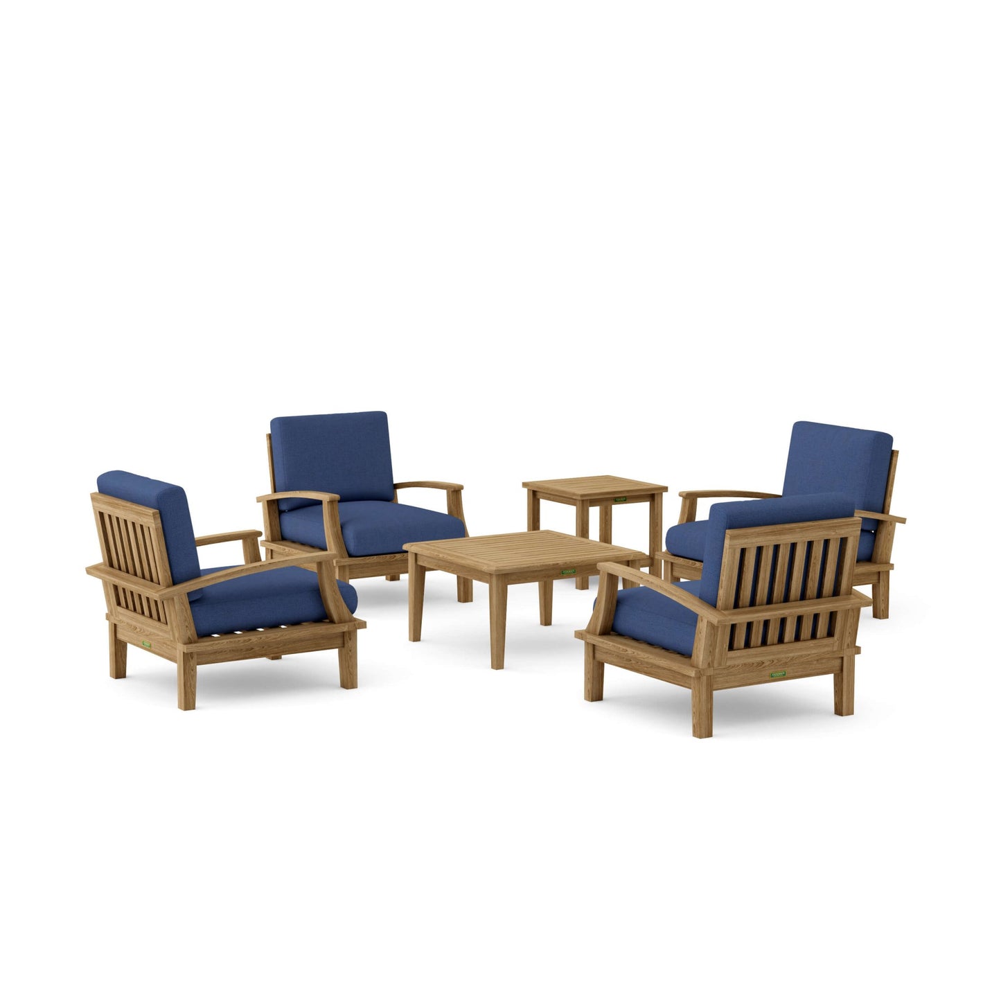 Brianna Bahama 6 - Pieces Deep Seating Armchair Set - Ocklawaha Outpost