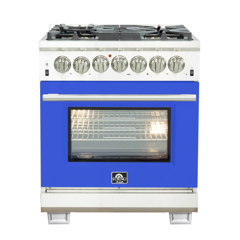 FORNO Capriasca 30″ Freestanding Dual Fuel Range - Ocklawaha Outpost