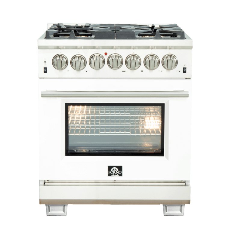 FORNO Capriasca 30″ Freestanding Dual Fuel Range - Ocklawaha Outpost