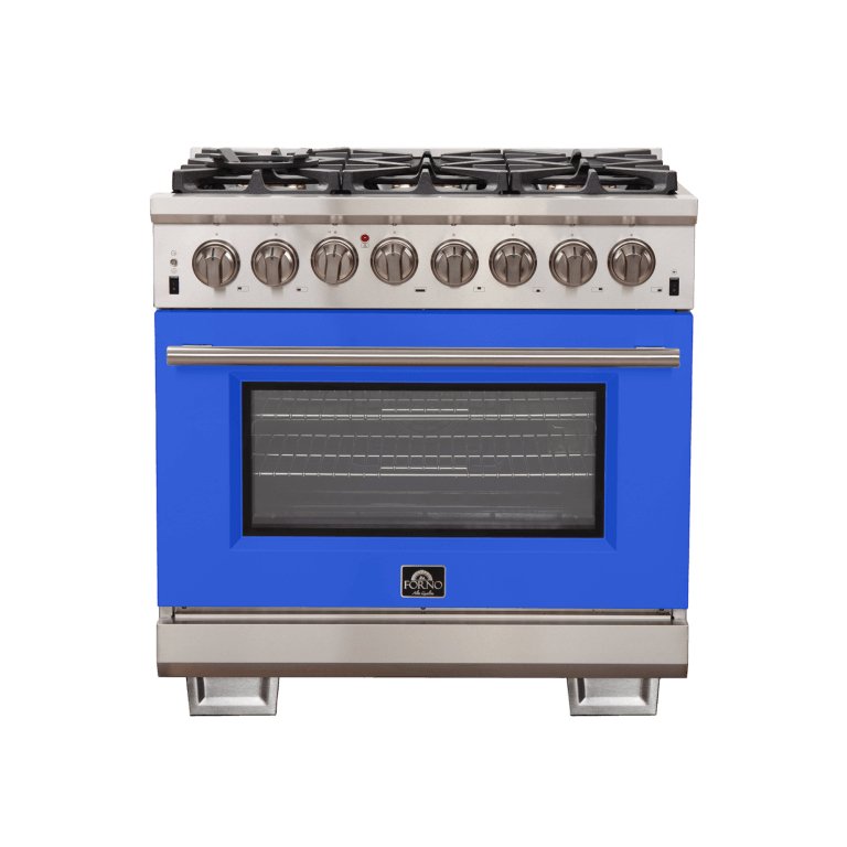 FORNO Capriasca 36″ Freestanding Dual Fuel Range - Ocklawaha Outpost