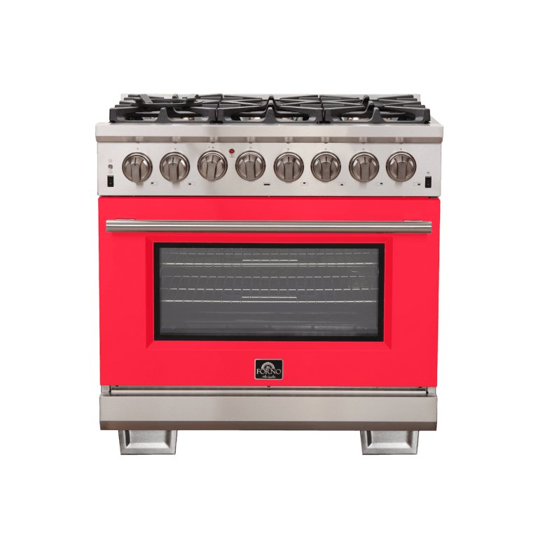 FORNO Capriasca 36″ Freestanding Dual Fuel Range - Ocklawaha Outpost