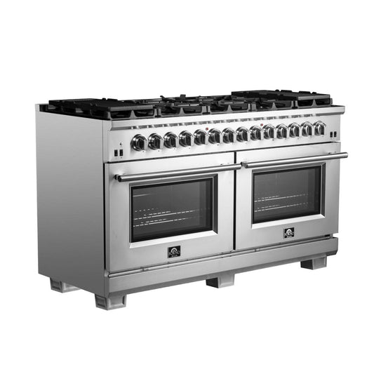 Forno Capriasca 60″ Freestanding Dual Fuel Range - Ocklawaha Outpost