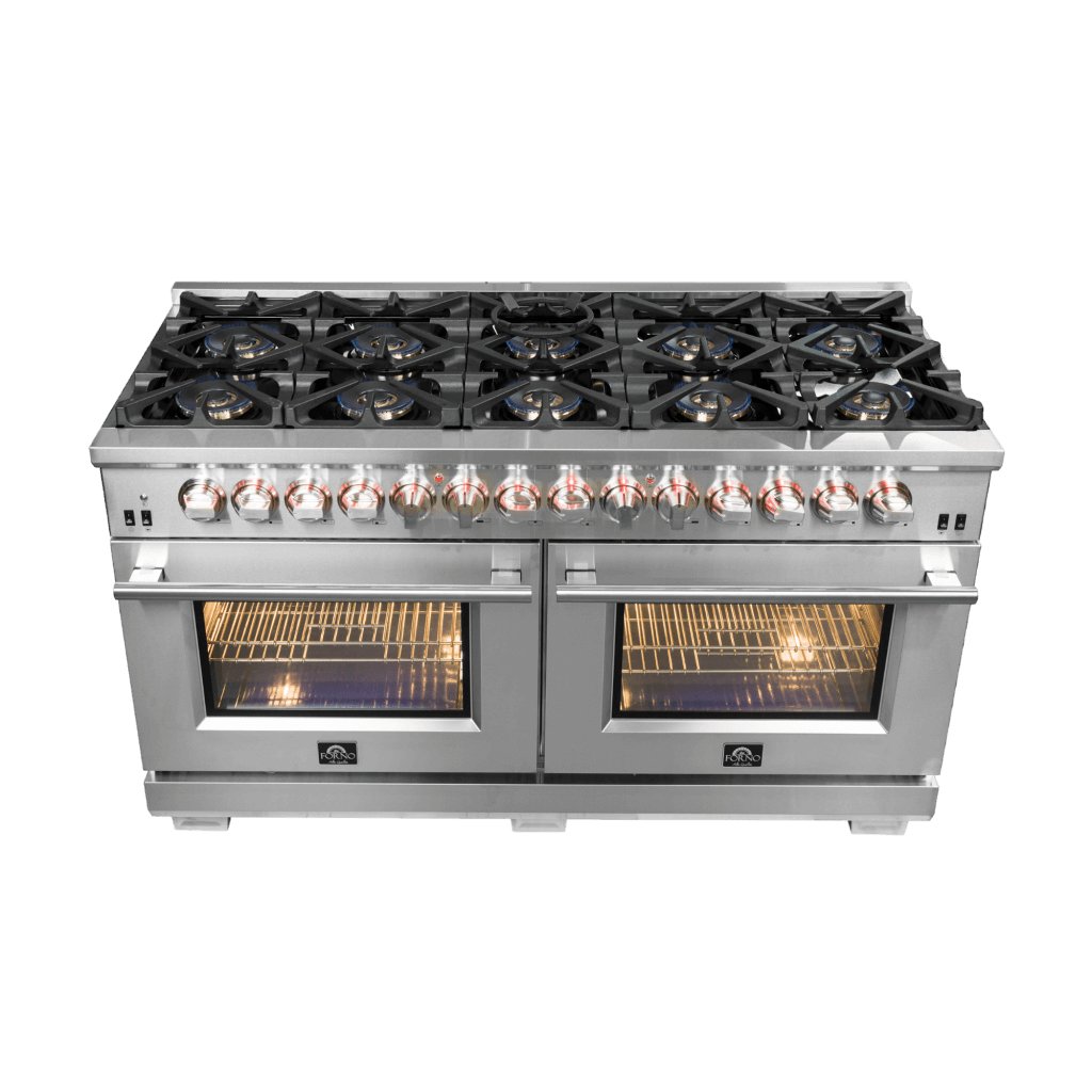 Forno Capriasca 60″ Freestanding Dual Fuel Range - Ocklawaha Outpost