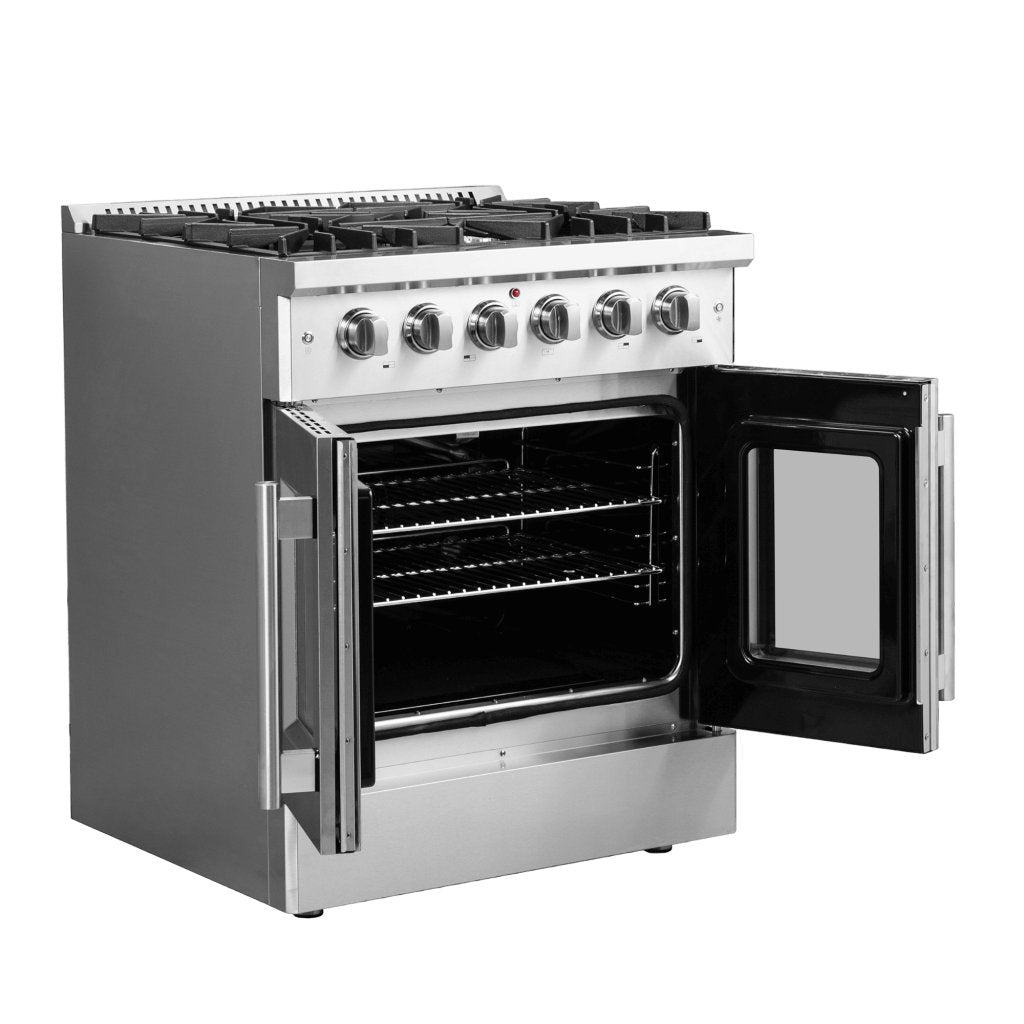 FORNO Galiano 30″ Freestanding French Door Gas Range - Ocklawaha Outpost