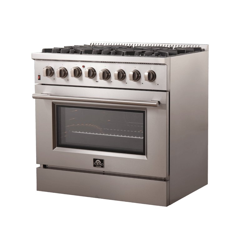 Forno Galiano 36″ Freestanding Dual Fuel Range - Ocklawaha Outpost