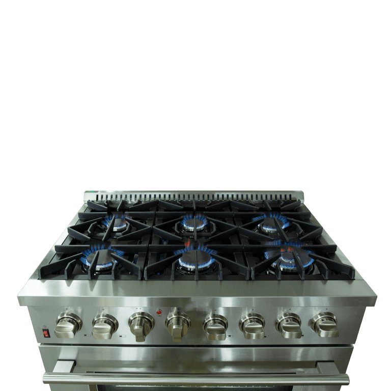 Forno Galiano 36″ Freestanding Dual Fuel Range - Ocklawaha Outpost