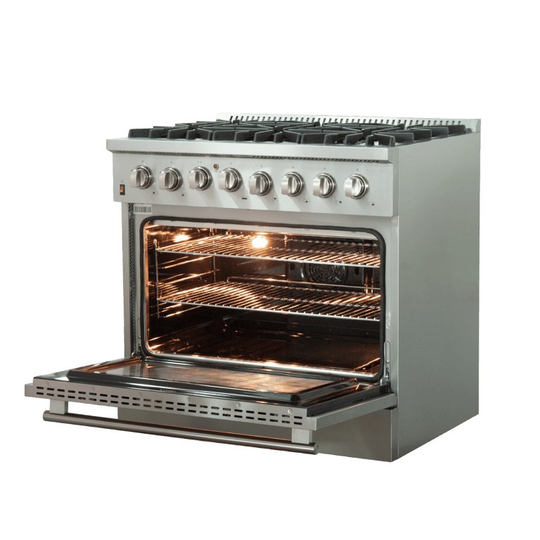 Forno Galiano 36″ Freestanding Dual Fuel Range - Ocklawaha Outpost