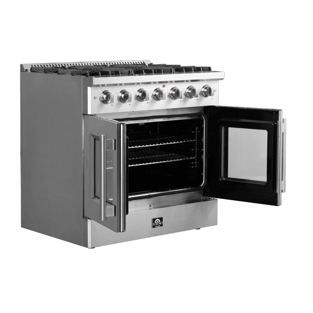 FORNO Galiano 36″ Freestanding French Door Gas Range - Ocklawaha Outpost