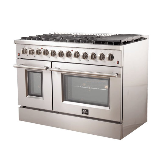 Forno Galiano 48″ Freestanding Dual Fuel Range - Ocklawaha Outpost