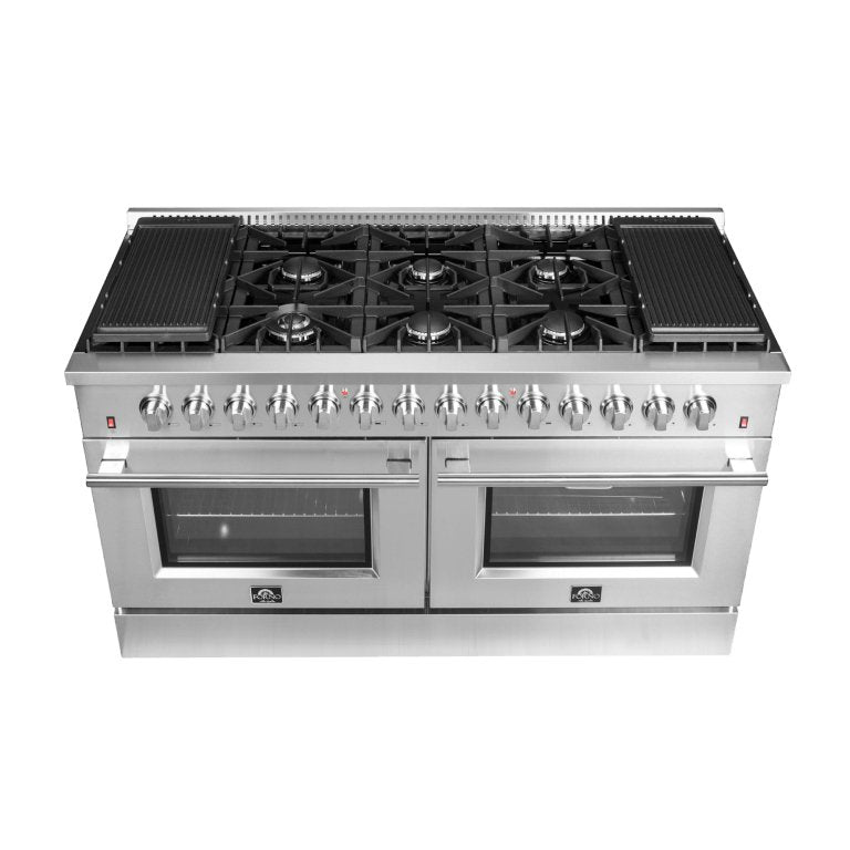 FORNO Galiano 60″ Freestanding Dual Fuel Range - Ocklawaha Outpost