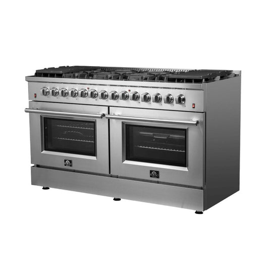 FORNO Galiano 60″ Freestanding Dual Fuel Range - Ocklawaha Outpost