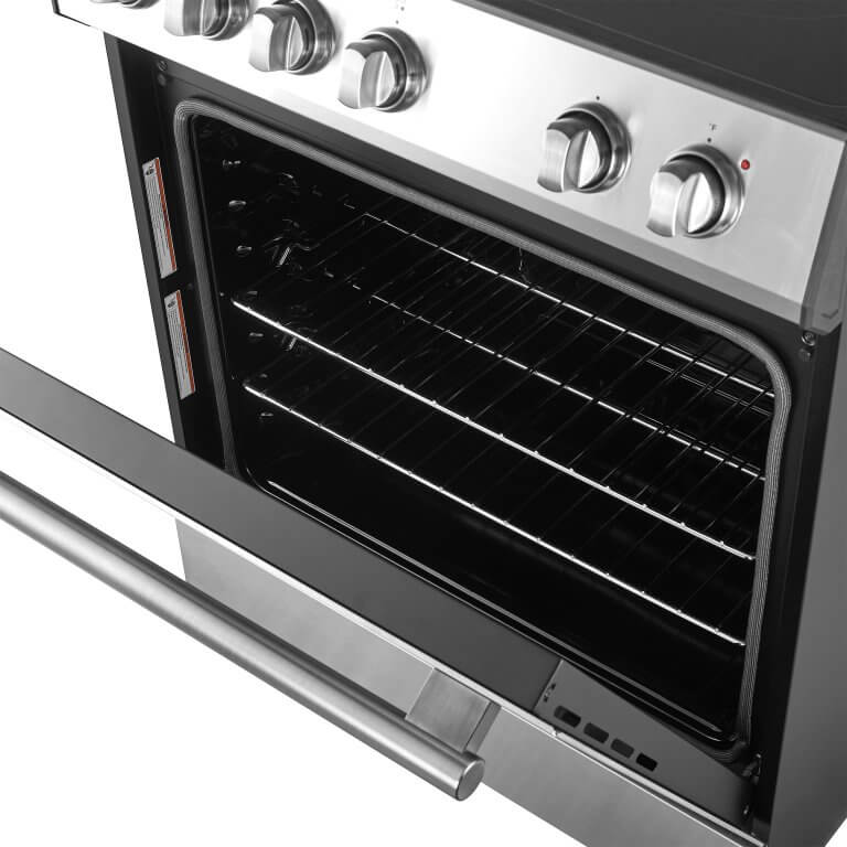 FORNO Leonardo Espresso 30″ Electric Range Stainless-Steel - Ocklawaha Outpost