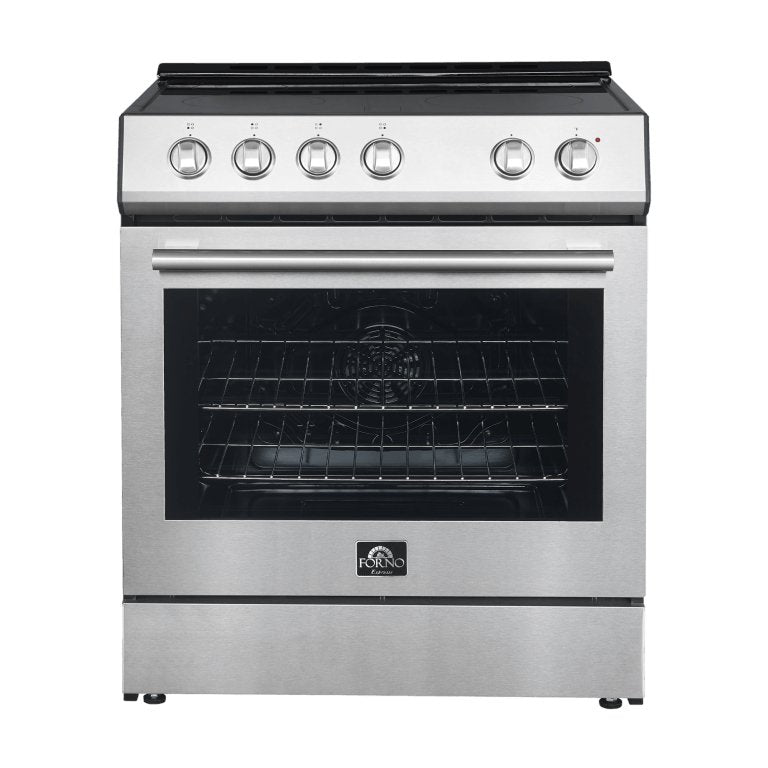 FORNO Leonardo Espresso 30″ Electric Range Stainless-Steel - Ocklawaha Outpost