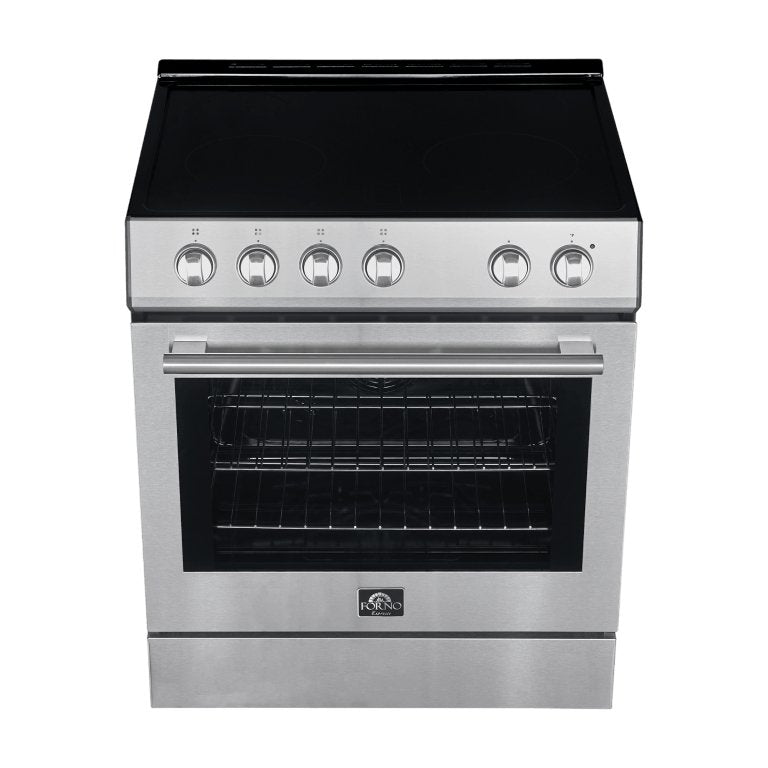 FORNO Leonardo Espresso 30″ Electric Range Stainless-Steel - Ocklawaha Outpost