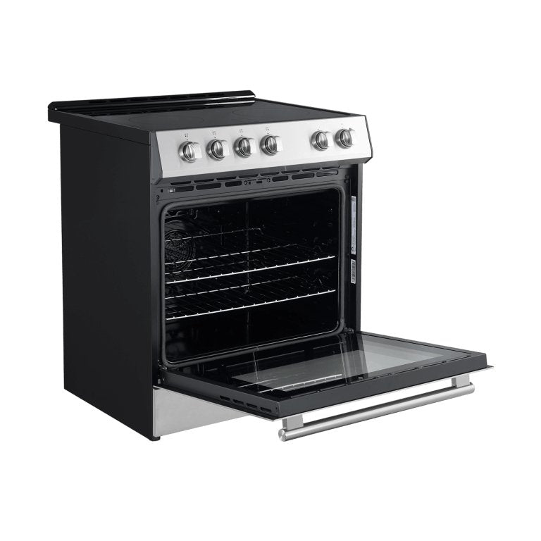 FORNO Leonardo Espresso 30″ Electric Range Stainless-Steel - Ocklawaha Outpost