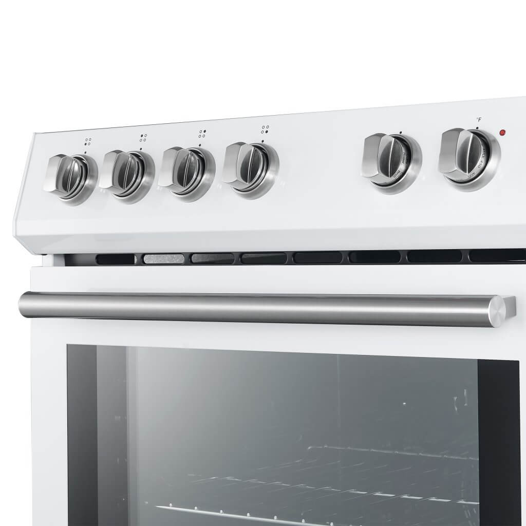 FORNO Leonardo Espresso 30″ Electric Range White - Ocklawaha Outpost