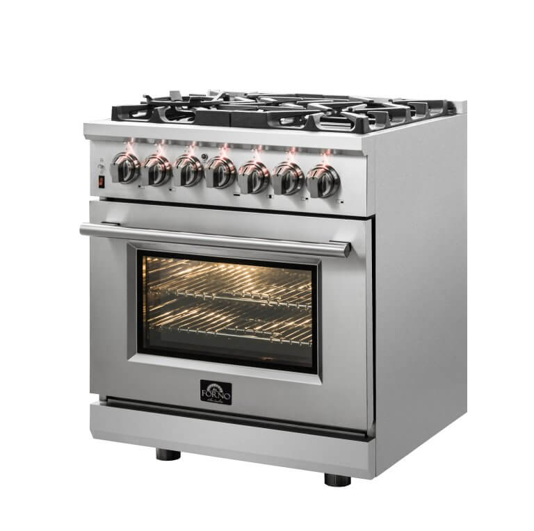 Forno Massimo 30″ Freestanding Dual Fuel Range - Ocklawaha Outpost