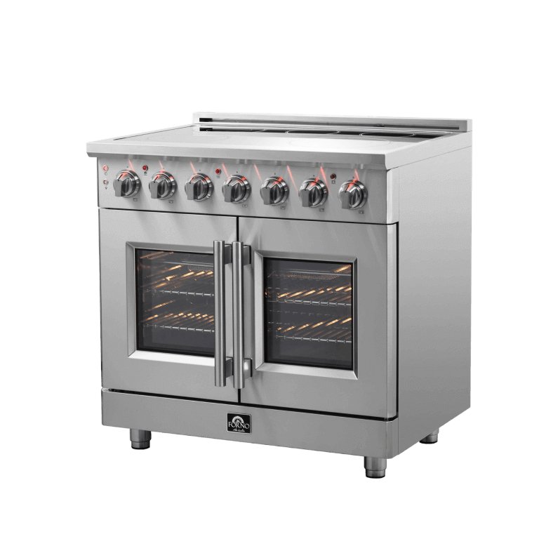 FORNO Massimo 36″ Freestanding French Door Electric Range - Ocklawaha Outpost