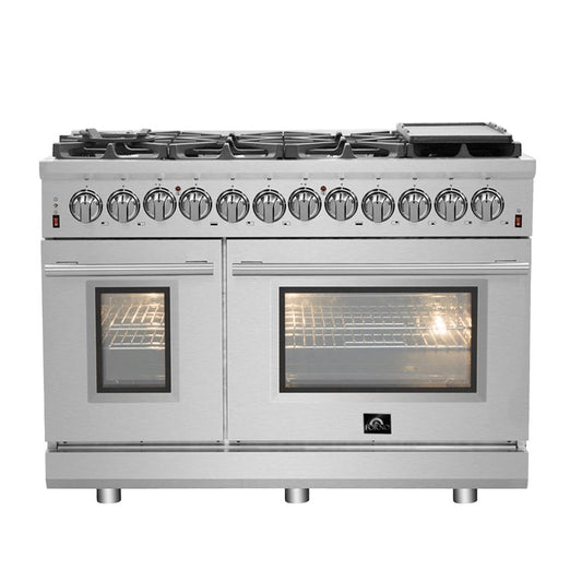 Forno Massimo 48″ Freestanding Dual Fuel Range - Ocklawaha Outpost