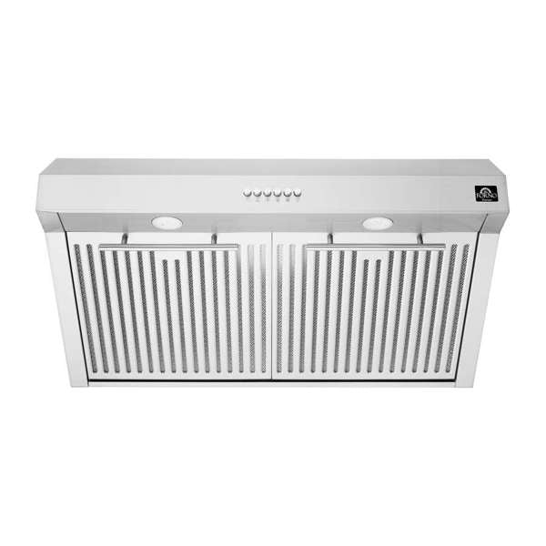 FORNO Premium 2 - Piece Kitchen Bundle - Leonardo Espresso 30" Range, 30" Range Hood - Ocklawaha Outpost