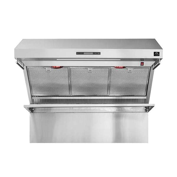 FORNO Premium 3 - Piece Kitchen Bundle - FORNO Capriasca 48" Freestanding Gas Range, FORNO Rizzuto 60" W. Dual Combo Convertible Refrigerator, FORNO 48" Wall Mount Range Hood - Ocklawaha Outpost