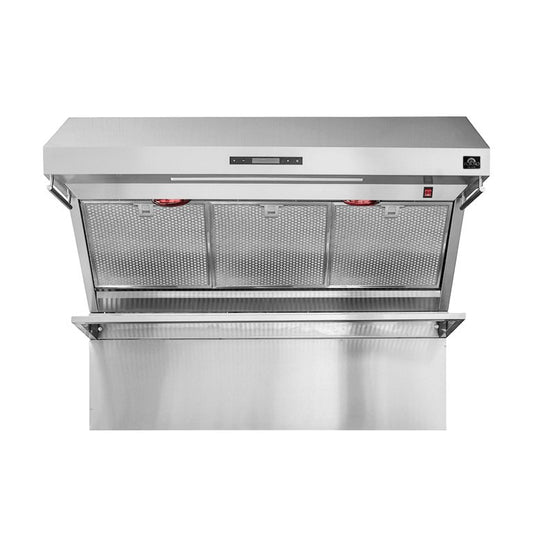 FORNO Savona – 48″ Wall Mount Range Hood with Hybrid Filters & Back Splash - Ocklawaha Outpost