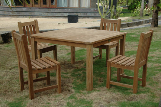 Windsor Classic Side Chair 5 - Pieces Dining Table Set - Ocklawaha Outpost